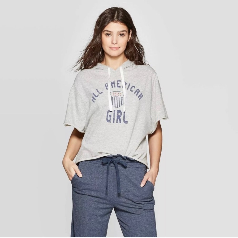 Cropped hoodie sweatshirt by Colsie!